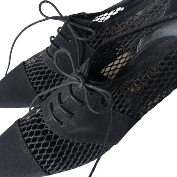 Vintage Borgo Degli ULjvi Italian made leather perforated mesh  shoes lace ups - Picture 11 of 14